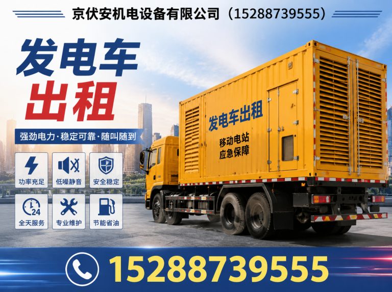 辽源应急发电机出租展示图