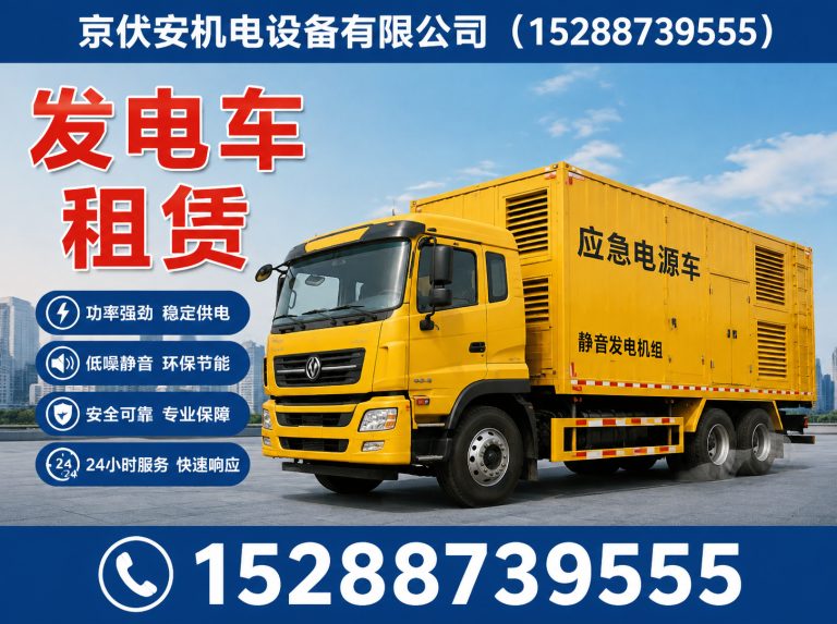 辽源发电车租赁展示图